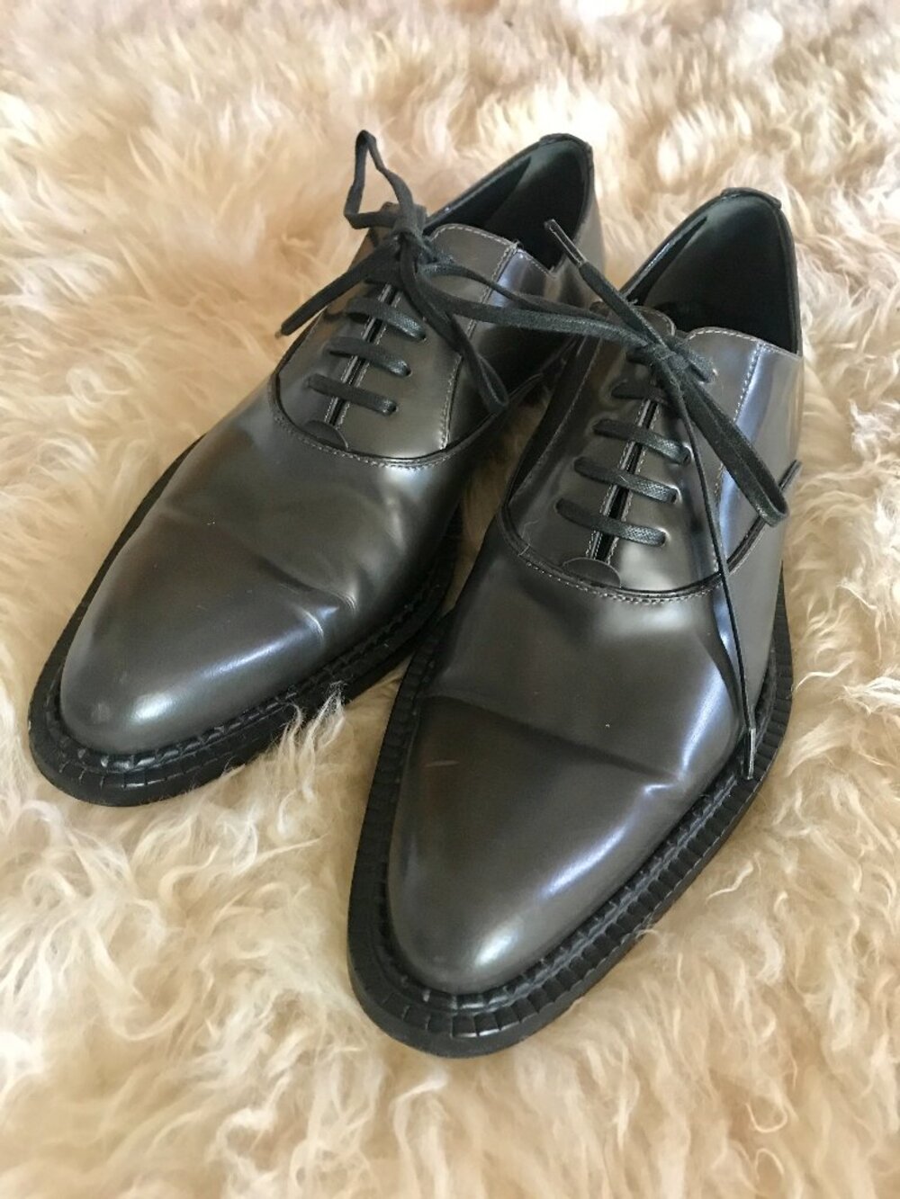 Dolce & Gabbana Shoes Unisex Derby Oxford Lace Up Italy EU 37.5 / women's size 7